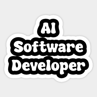 AI Software Developer Sticker